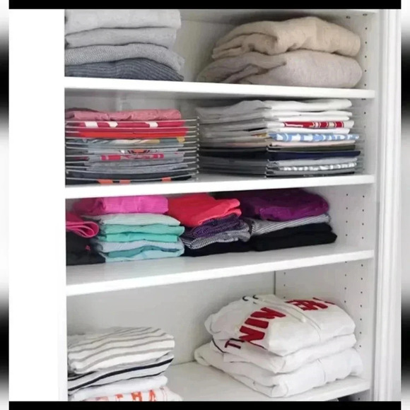 EZSTAX  T-Shirt Perfect Fold Organizing System Regular Size no box 20 Trays - Picture 4 of 7